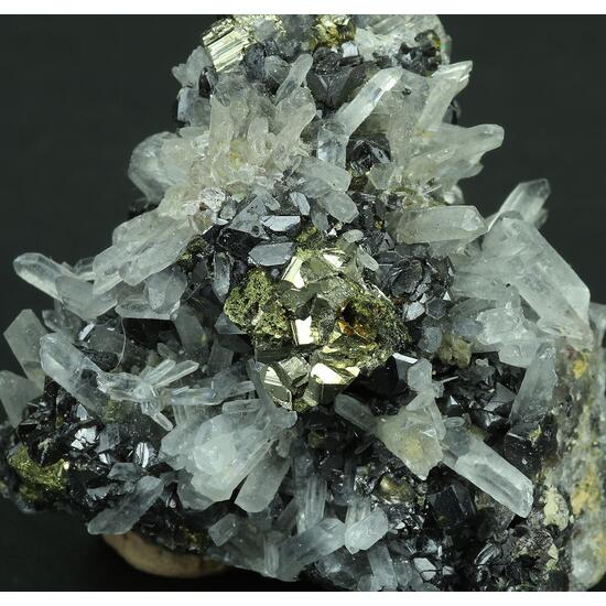 Sphalerite Chalcopyrite Quartz & Pyrite