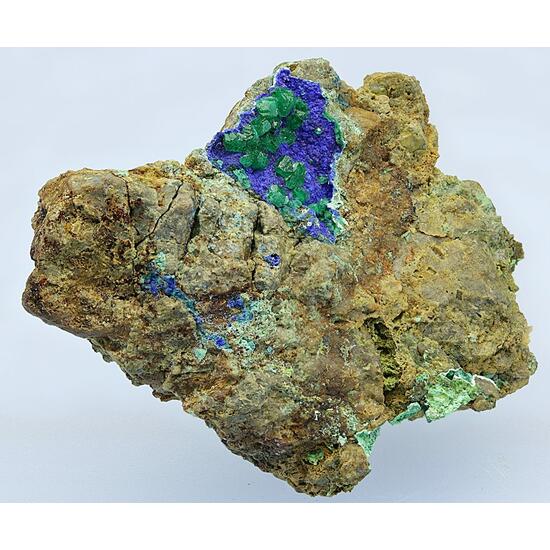 Euchroite Azurite & Strashimirite