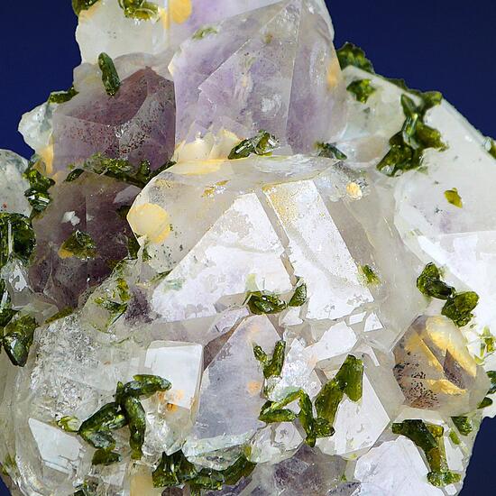 Epidote On Amethyst