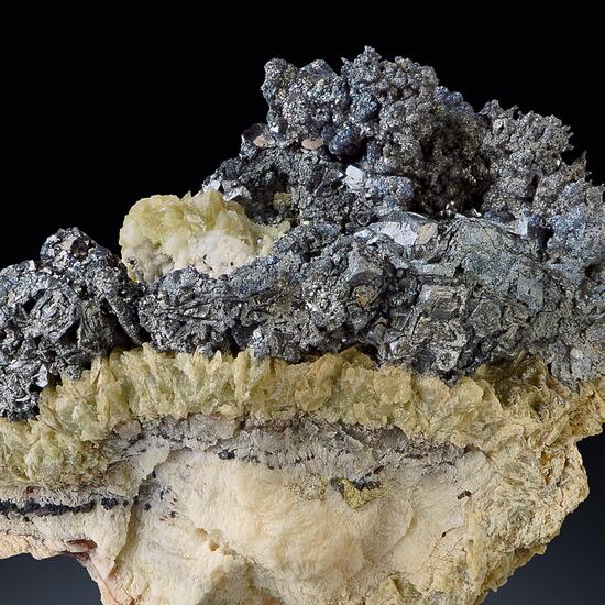 Skutterudite With Safflorite On Dolomite