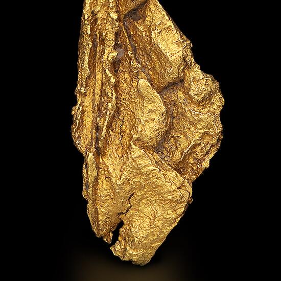Native Gold With Porpezite