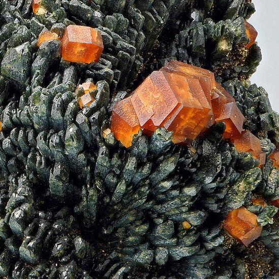 Andradite On Hedenbergite