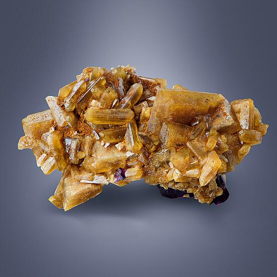 Baryte On Fluorite