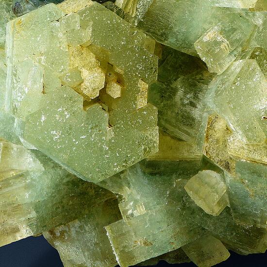 Beryl Var Heliodor With Fluorite