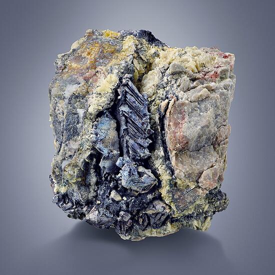 Native Bismuth On Dolomite