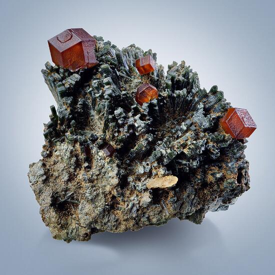 Andradite On Hedenbergite