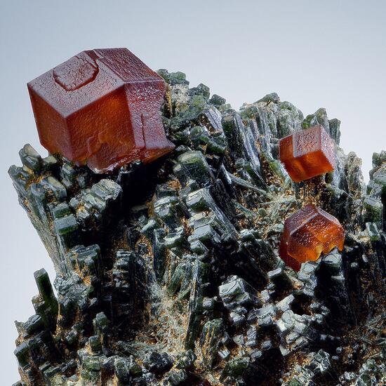 Andradite On Hedenbergite