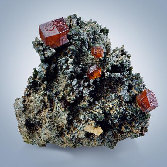 Andradite On Hedenbergite