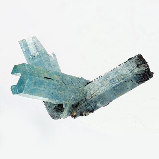 Aquamarine With Schorl