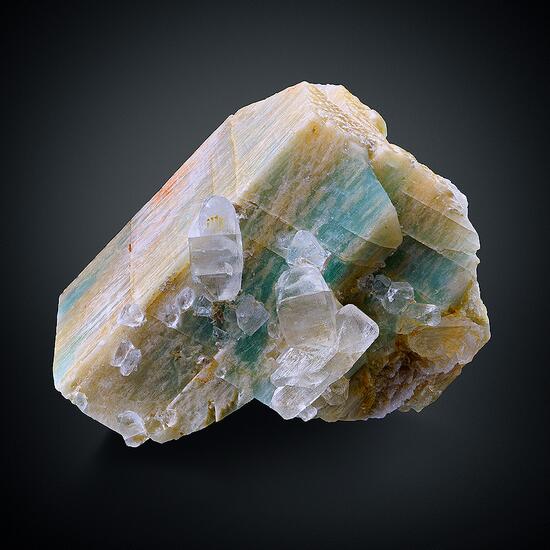 Topaz On Amazonite