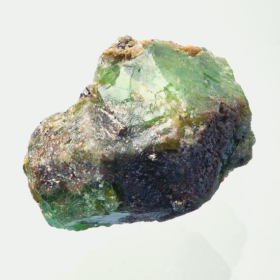 Tsavorite & Graphite With Pyrite