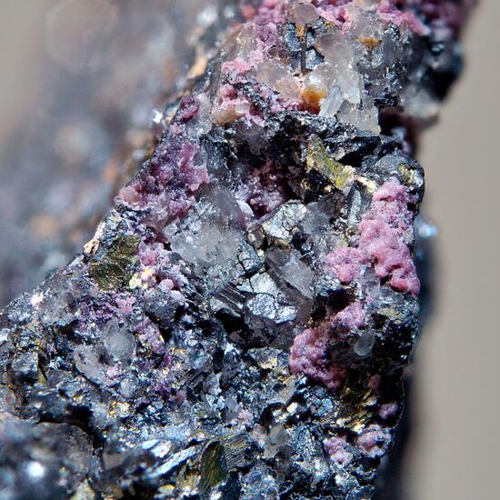 Native Bismuth Safflorite & Erythrite
