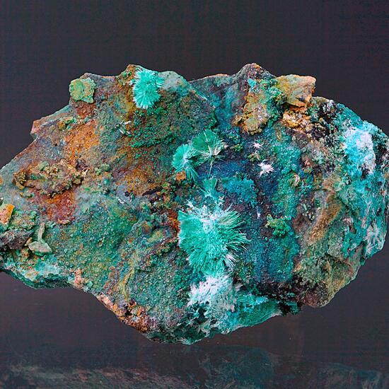 Brochantite On Chrysocolla