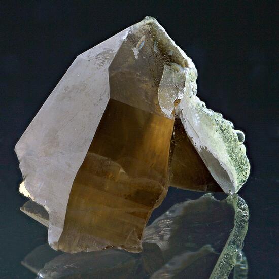 Opal Var Hyalite On Smoky Quartz