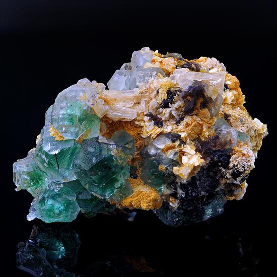 Beryl Var Goshenite Herderite On Fluorite