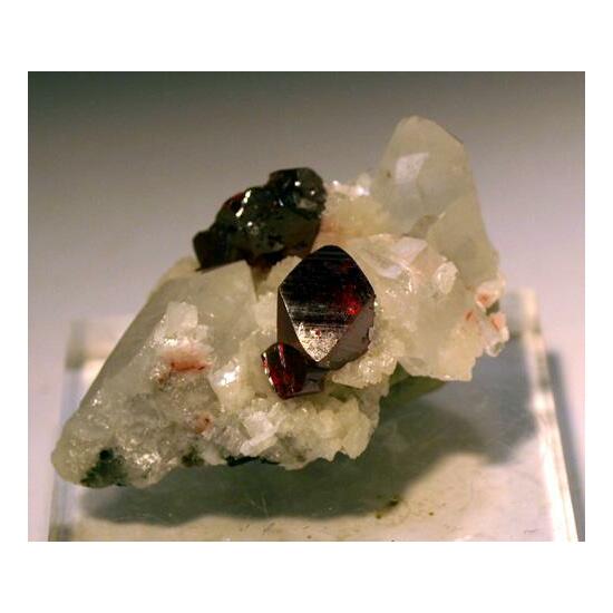 Cinnabar On Quartz