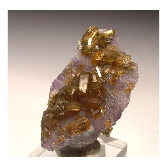 Baryte On Fluorite