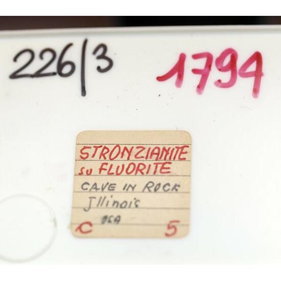Strontianite & Fluorite
