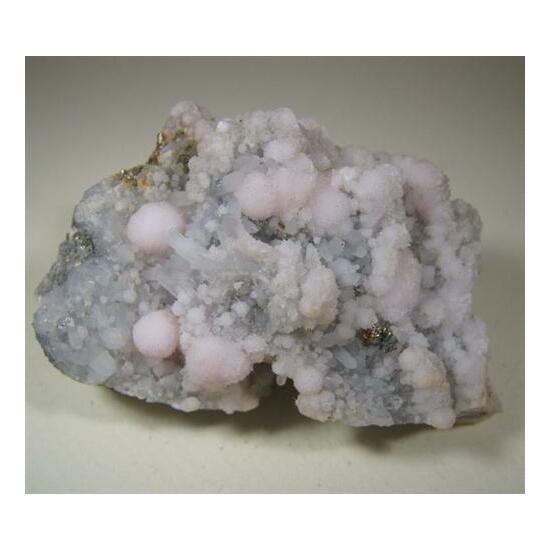 Rhodochrosite Quartz & Pyrite
