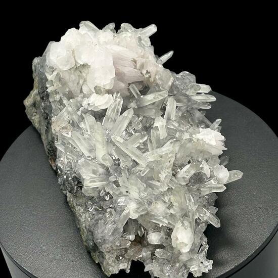 Manganoan Calcite & Quartz & Sphalerite