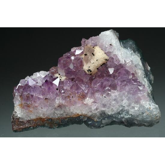 Fluorite On Amethyst