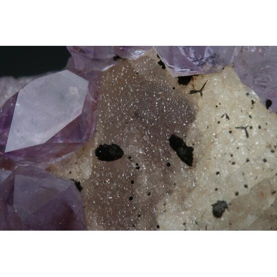 Fluorite On Amethyst