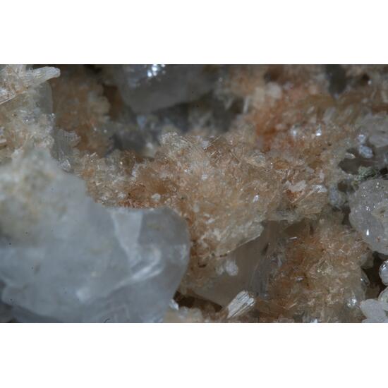 Stilbite On Calcite