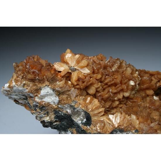 Stilbite On Microcline