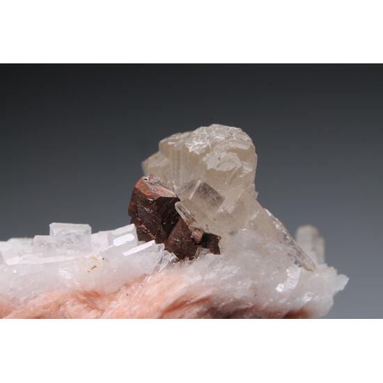 Strontianite Chalcopyrite On Baryte