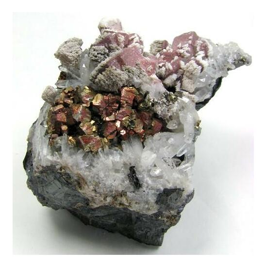 Calcite Pyrite & Sphalerite