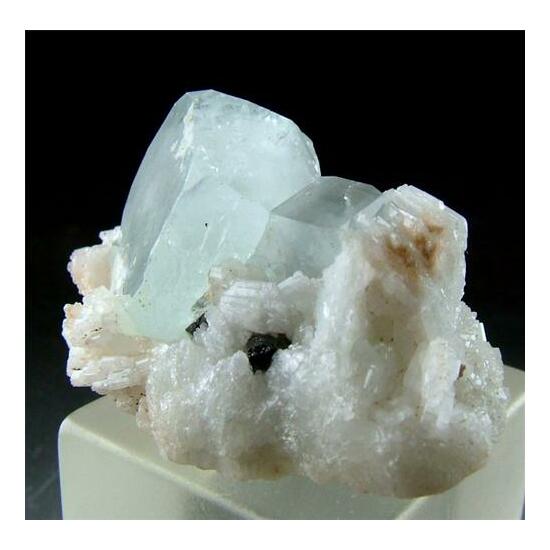 Aquamarine With Tantalite-(Mn)