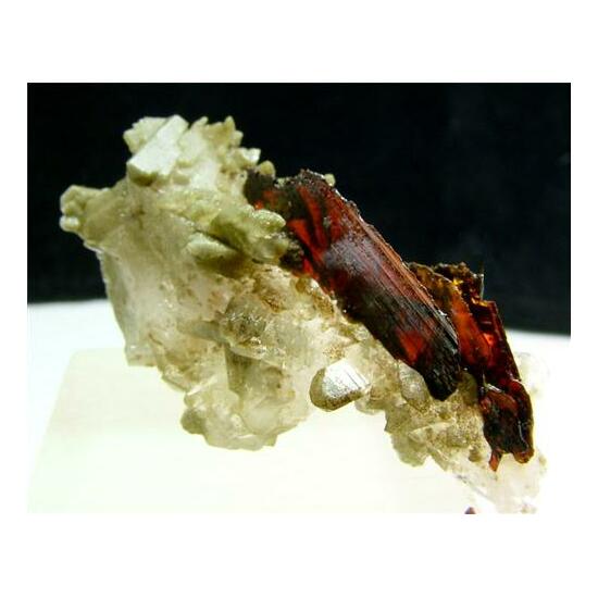 Brookite With Quartz