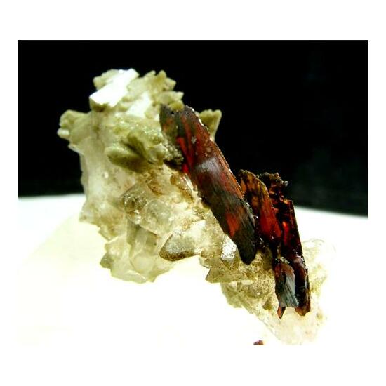 Brookite With Quartz