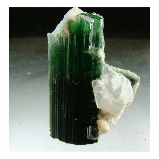 Elbaite With Aquamarine