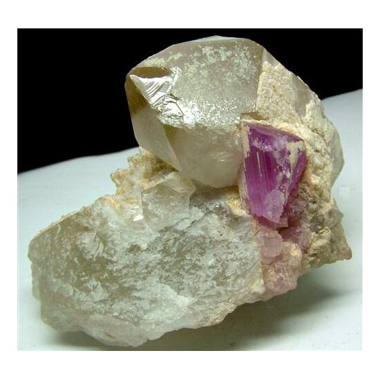 Kunzite With Quartz