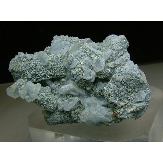 Indicolite Psm Mica With Fluorapatite Tourmaline & Fluorite