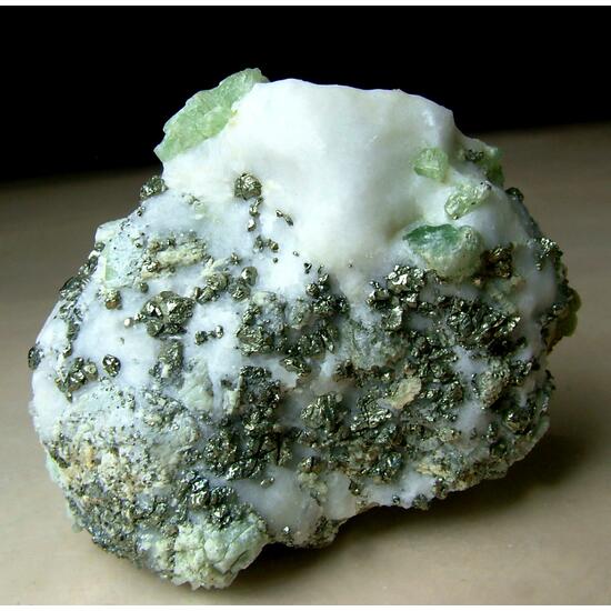 Diopside With Pyrite