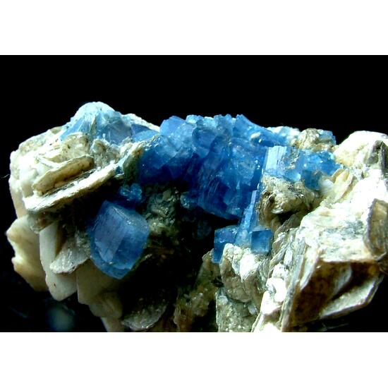 Aquamarine With Muscovite & Microcline