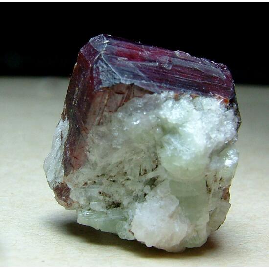 Tantalite-(Mn) With Elbaite