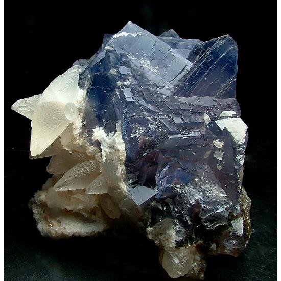 Fluorite With Calcite