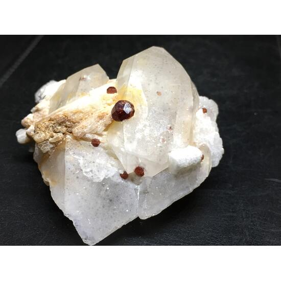 Spessartine With Quartz