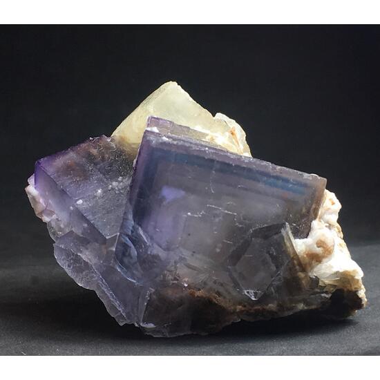 Fluorite With Calcite