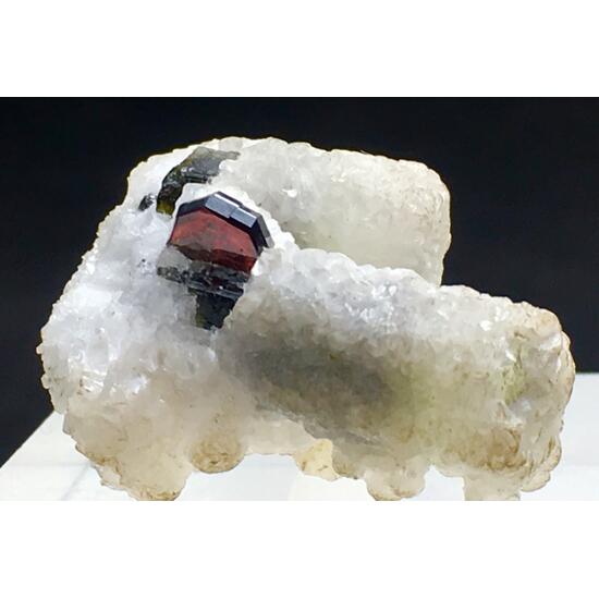 Tantalite-(Mn) With Tourmaline & Cleavelandite