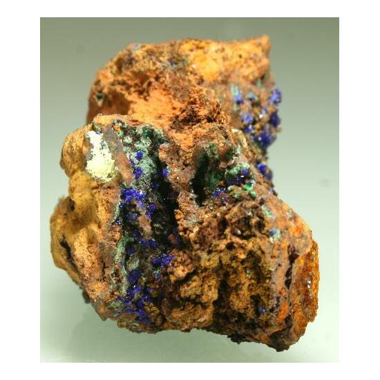 Azurite Olivenite & Agardite