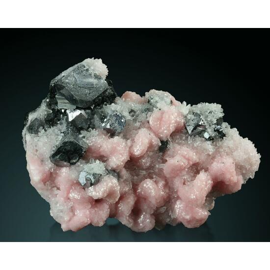 Rhodochrosite & Galena