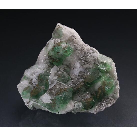 Fluorite On Quartz