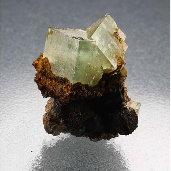 Fluorite With Goethite