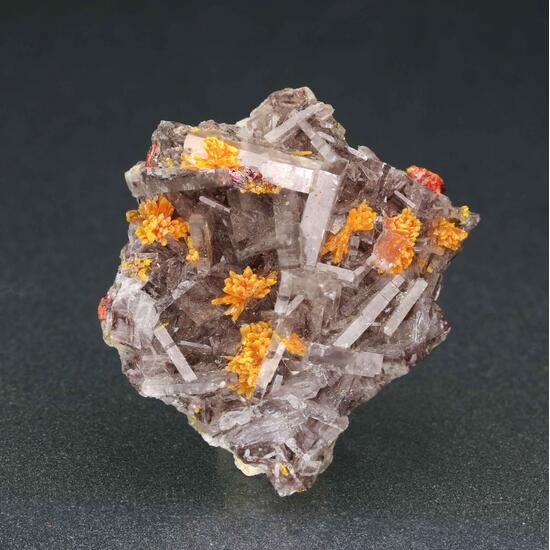 Baryte With Orpiment & Realgar