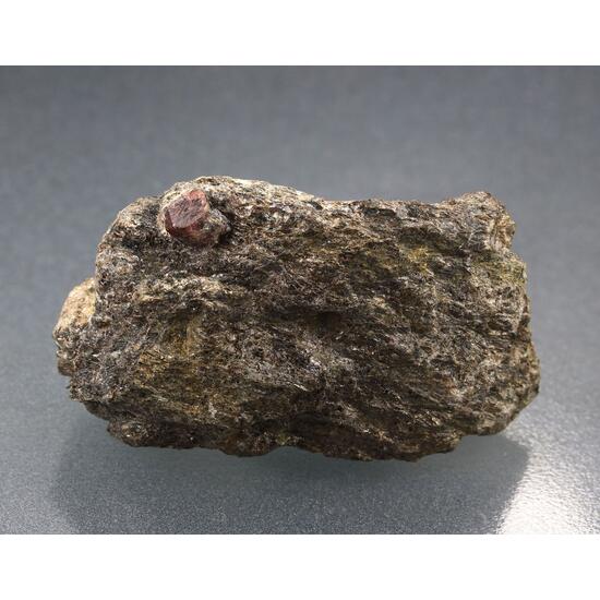 Garnet Var Almandine On Mica