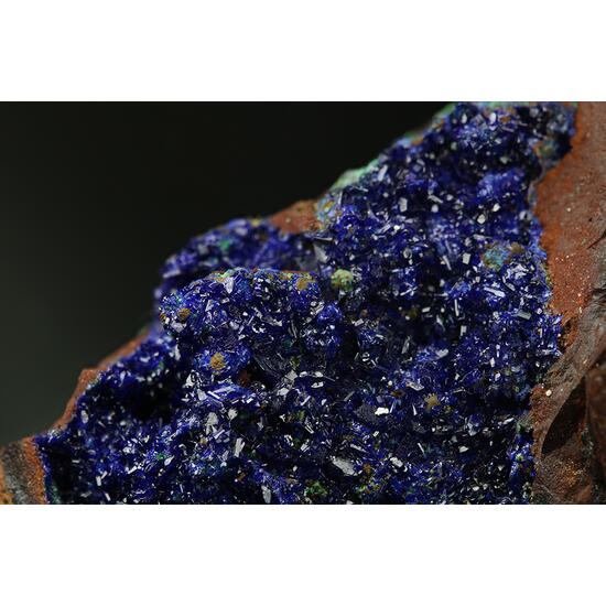 Azurite With Malachite